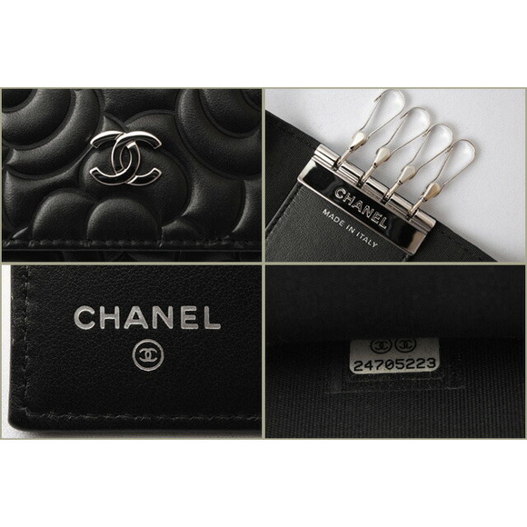 Chanel Black Case Key Camellia - Picture 4 of 6